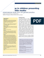 Ear Discharge in Children Presenting With Acute Otitis Media