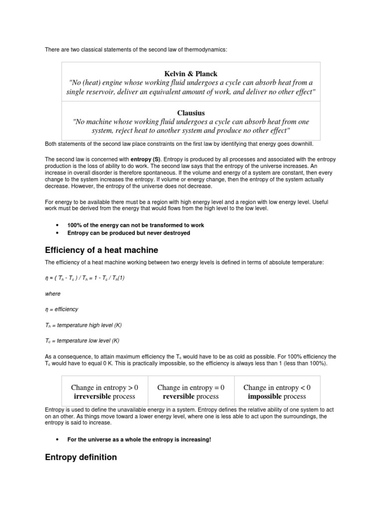 Understanding the Second Law of Thermodynamics | PDF | Solution | Entropy
