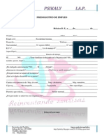 Presolicitud de Empleo PDF