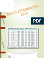 Datos Estadisticos 2013