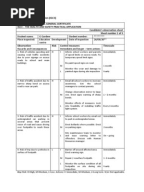 Practical report format