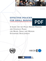 Effective Policies For Small Business: AG P R P S P M, S M E D