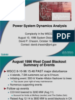 Power System Dynamics Analysis