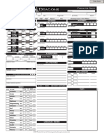 Dungeons Dragons 4th Edition Writeable PDF Character Sheet