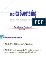 Merox Sweetening