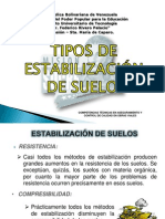 Anexo III Tipos de Estabilizacion de Suelos