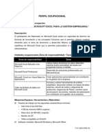 DIPLOMADO EN MICROSOFT EXCEL PARA LA GESTIÓN EMPRESARIAL