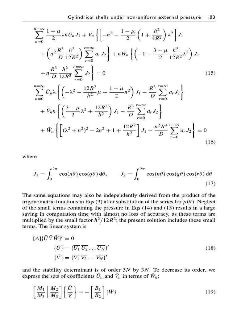 Buckling of Thin Metal Shells 208 | PDF