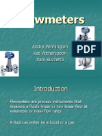 Flowmeters: Andre Pennington Kat Witherspoon Pam Buzzetta