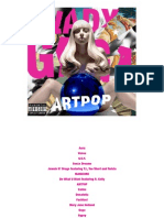 Lady Gaga - ARTPOP - Digital Booklet (Explicit)