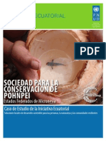 Estudios de Caso PNUD: SOCIEDAD PARA LA CONSERVACIÓN DE POHNPEI, Micronesia