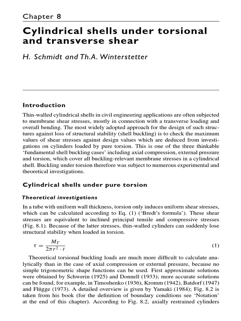 Buckling of Thin Metal Shells 232 | PDF
