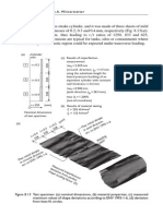 Pilot test cylinder with three steel strakes