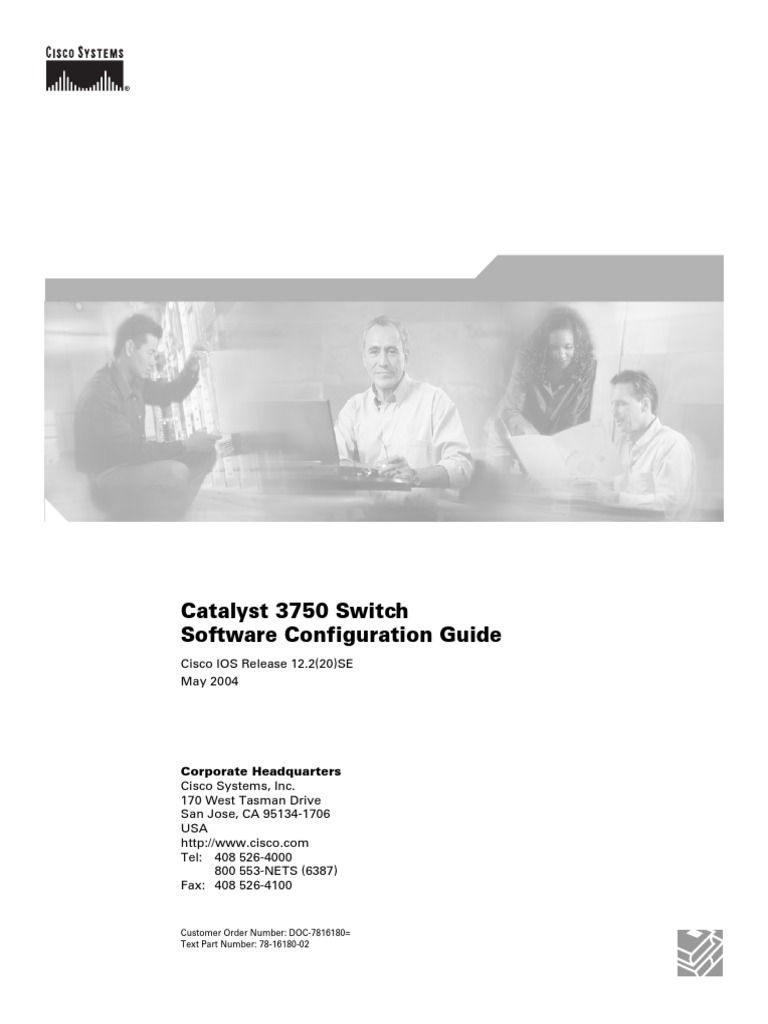 Cisco 3750 Configuration Guide | PDF | Radius | Networking Standards