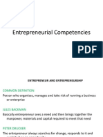 Entrepreneur Competencies