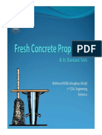 Properties of Fresh Concrete PDF'ed by Rahand Kamaran