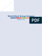 World Bank Group Strategy 2013

