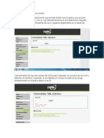 Practica SQL Injection en DVWA
