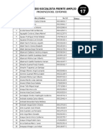 Padron Elecciones 2011 Final