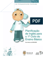 Planificação de Inglês