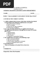 Download Management of Patient With Traction by rubj SN18585040 doc pdf