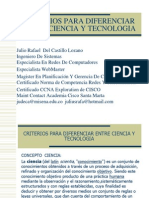 Criterios Para Diferenciar Entre Ciencia y Tecnologia[1]