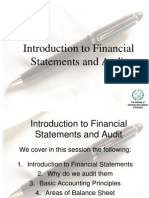 Introduction to Financial Statements and Audit