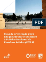 Guia de orientação para adequação dos municipios a politica nacional de residuos solidos( pnrs)