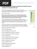 Download Reuters Examines the World of Soccer Academies Throughout Europe by cbales99 SN185873623 doc pdf