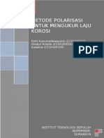 Metode Polarisasi Untuk Mengukur Laju Korosi Point