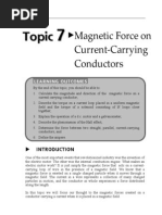 Topic7MagneticForceonCurrent-CarryingConductor