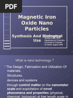 Download Magnetic Iron Oxide Nano Particles Synthesys and Bio Medical Use by Kanishka  SN18588133 doc pdf