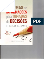 A. Carlos Cassarro - Sistemas de Informações para Tomadas de Decisões