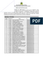 Edital de Convocação - Mapeamento Eletrônico - UREs