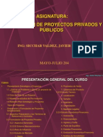 Modulos 1 y 2 Proyectos de Inv. Pub. y Priv.