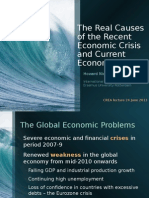 Howard Nicholas -  The real causes of the recent economic crisis and current economic turmoil