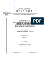 Monografía-Descripción Legal de La Funcion Del Juez de Control Dentro Del Sistema Penal Acusatorio en Miras de La Reforma Constitucional