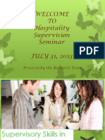 Presentation On Supervisory Skills