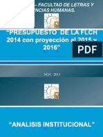 Presupuesto - FLCH-2014