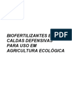 Defensivos e Biofertilizantes para A Agricultura Ecológica