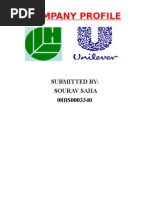 Download HUL Profilei have tried my level best to prepare Hindustan Unilever ltd company profileby sourav saha by Sourav Saha SN18591882 doc pdf