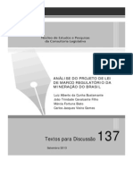 Td 137 Analise Do Projeto de Lei de Marco Regulatorio Da Mineracao Do Brasil