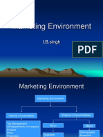 Marketing Environment: I.B.singh