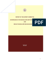 DR Kasturirangan Committee Report On BBMP