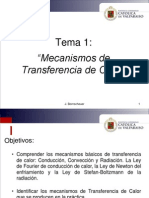 Tema 1. Mecanismos de Transferencia de Calor