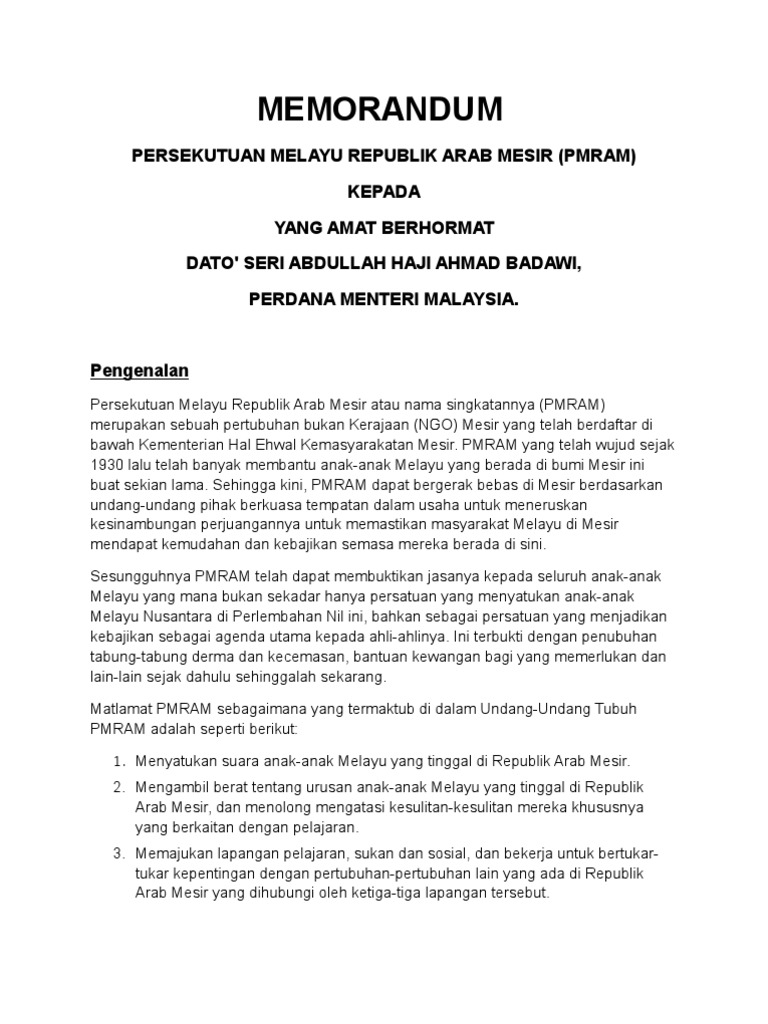 Memorandum Cicc Pdf