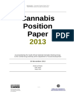SANCWG Cannabis Position Paper of 2013