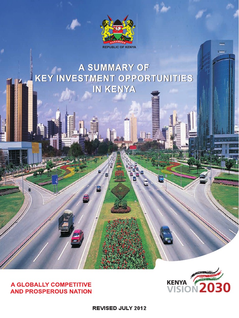 Kenya Vision 2030; Second Medium Term Plan ( 20132017) 2) a Summary of