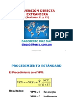 11 - 12 - FI Inversión Directa Extranjera Sesiones 11 y 12 2013