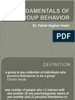 Fundamentals of Group Dynamics